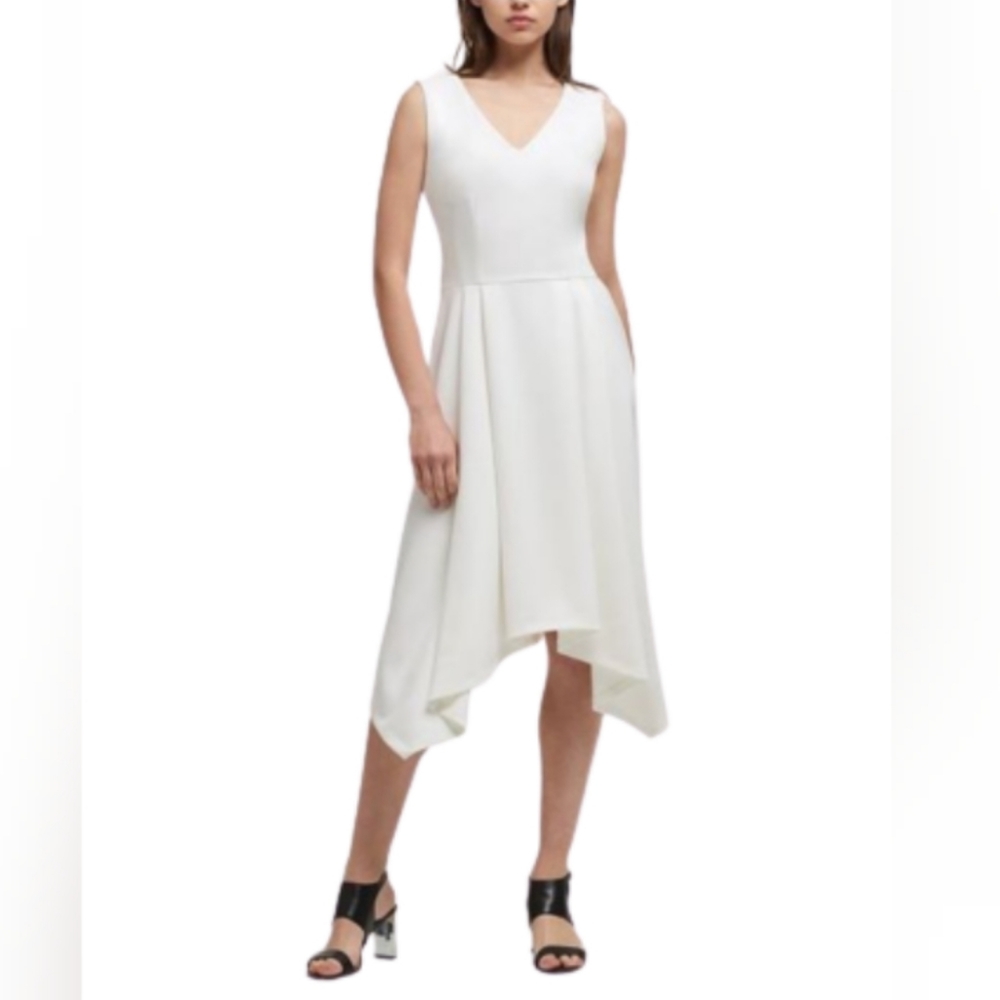 NWT DKNY hankerchief hem dress